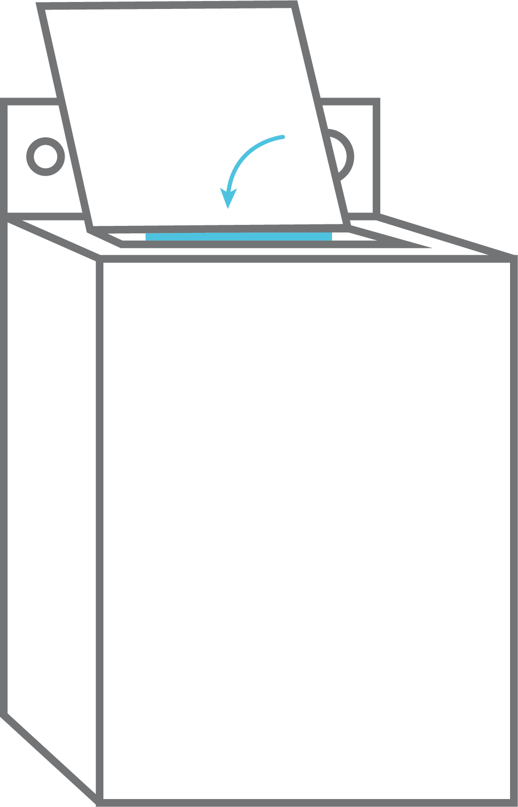 Washers rear open Lid